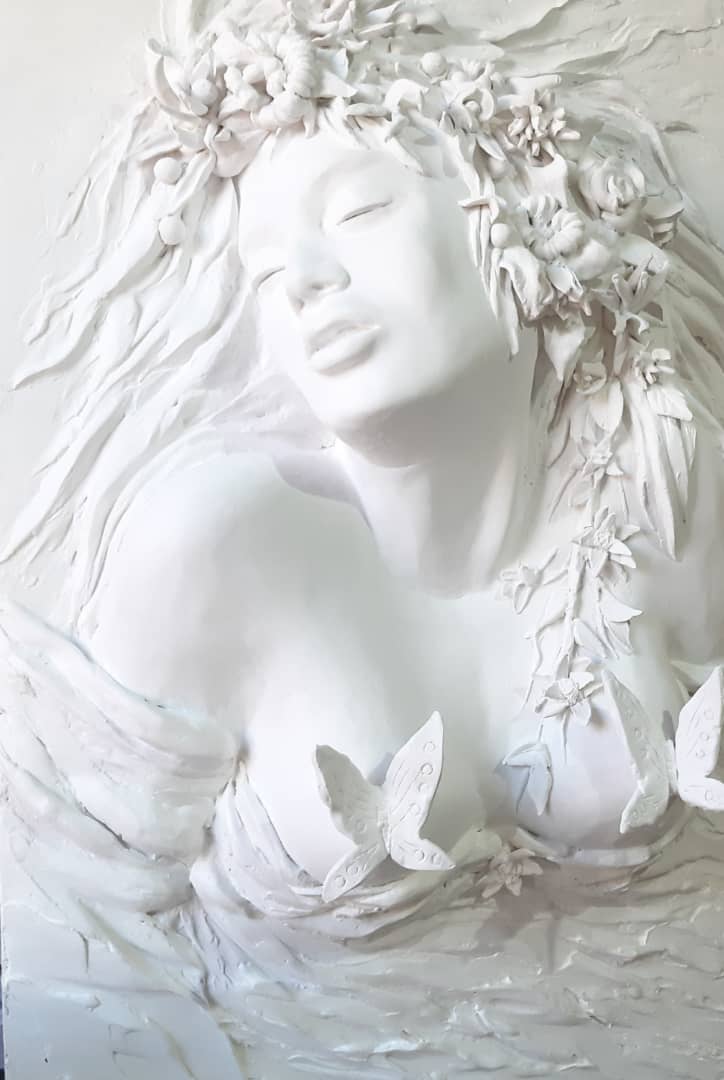 فروش تابلو گچبری مدرن چهره