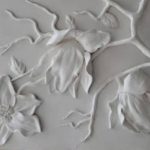 آموزش گچبری مدرن گل و بوته