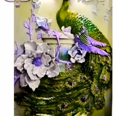 آموزش گچبری مدرن طاووس