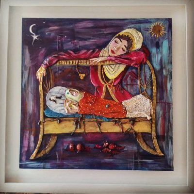 تابلو نقش برجسته مادر