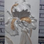 آموزش گچبری مدرن گل شیپوری