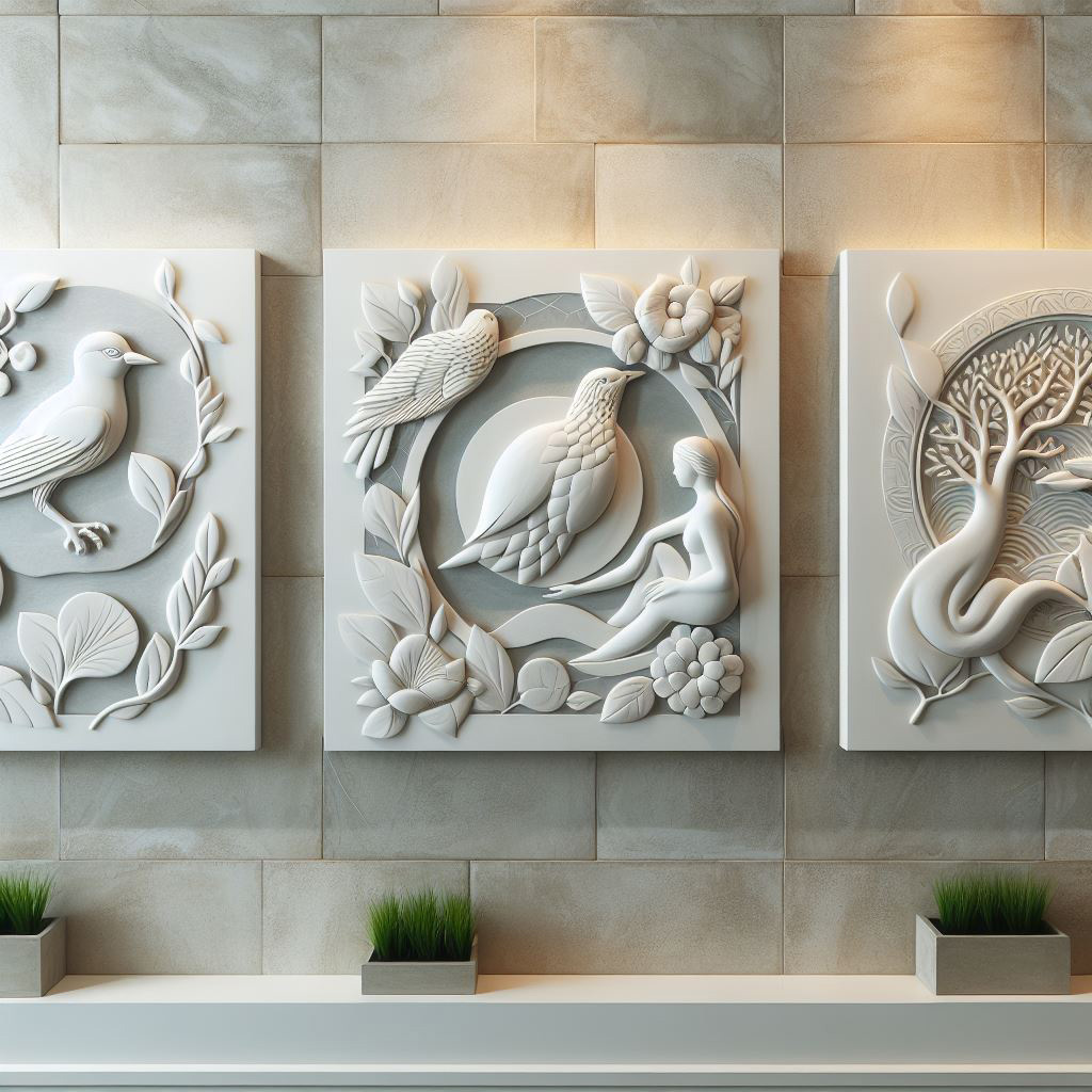 تابلو گچبری مدرن