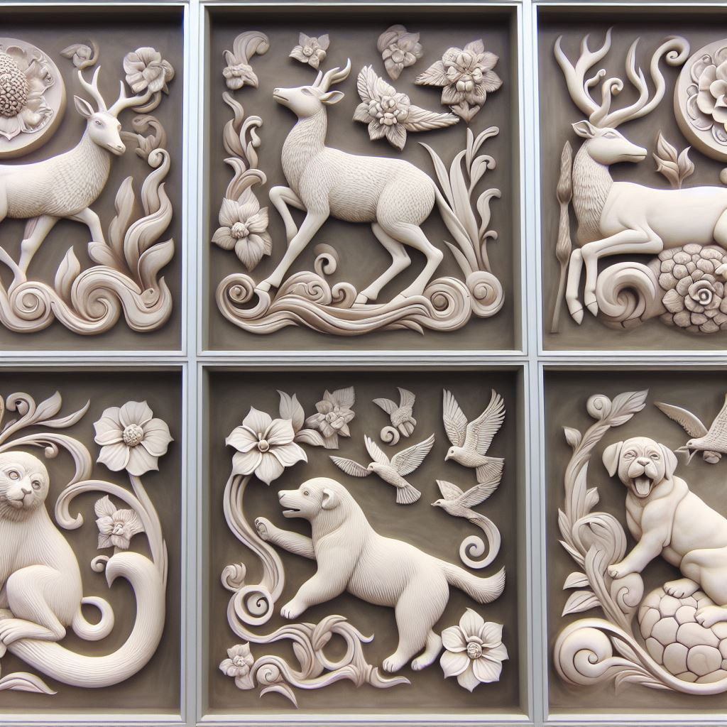 تابلو گچبری مدرن