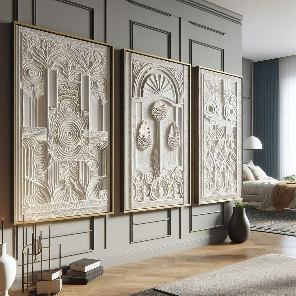 تابلو گچبری مدرن