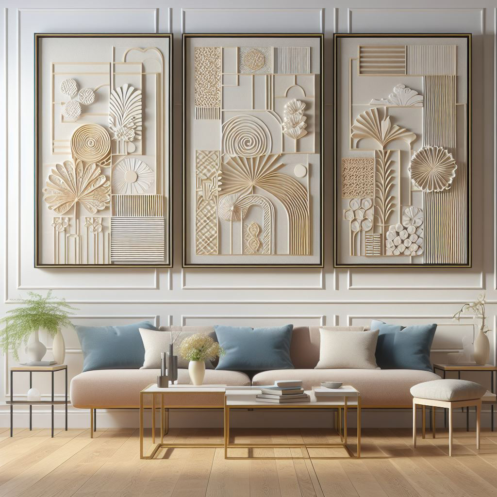 تابلو گچبری مدرن