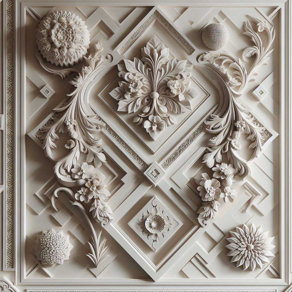 گچبری مدرن جلب زیبایی و کارایی در دیزاین داخلی