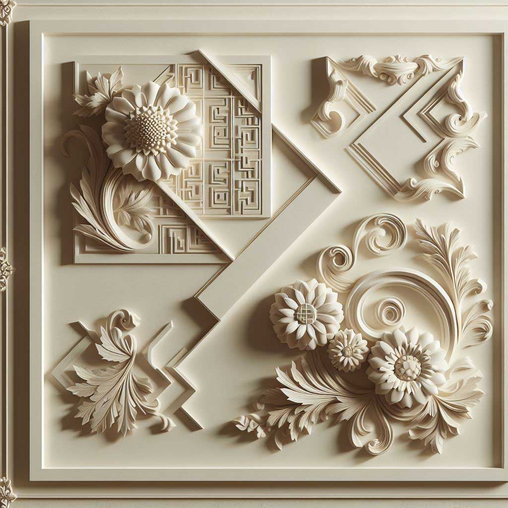 گچبری مدرن جلب زیبایی و کارایی در دیزاین داخلی